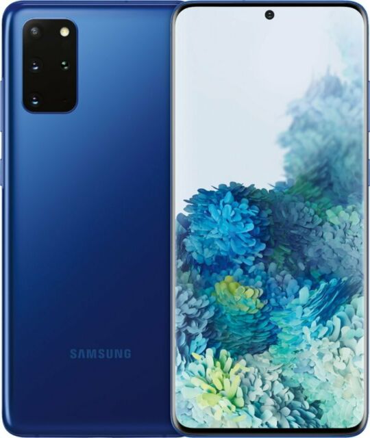 buy used Cell Phone Samsung Galaxy S20 Plus 5G SM-G986U 128GB - Aura Blue